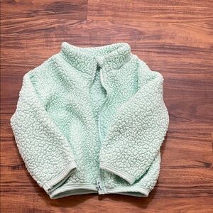 Mint Green Sherpa Jacket